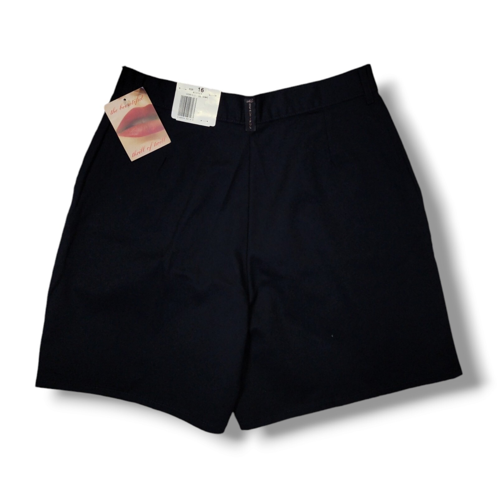 Vintage Chick Tribeca Black High Waisted Mom Shorts Women's Size 16 — image 2 of 8